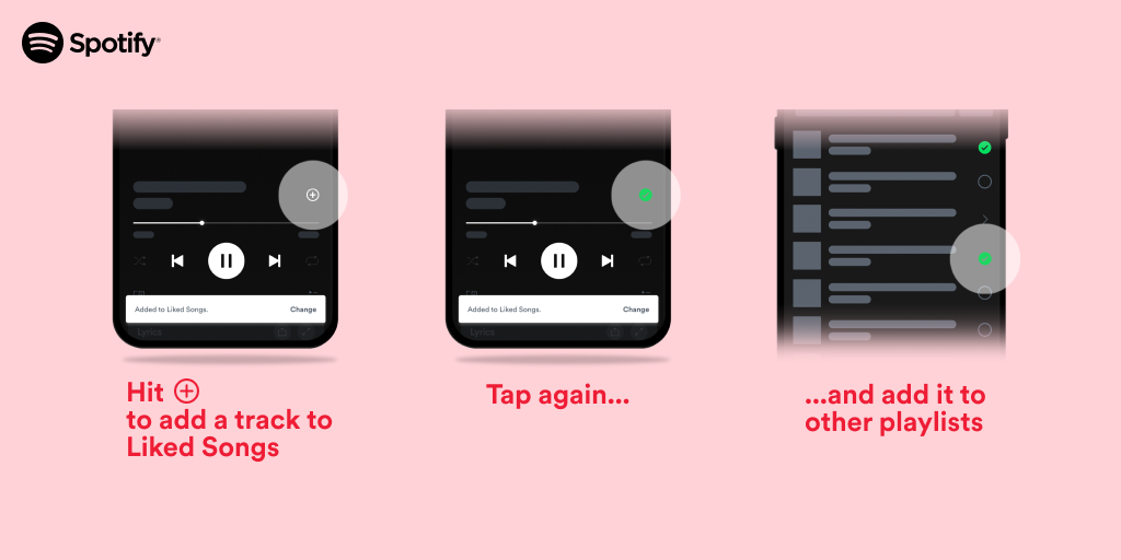 Spotify is ditching the heart for a plus button - SoyaCincau