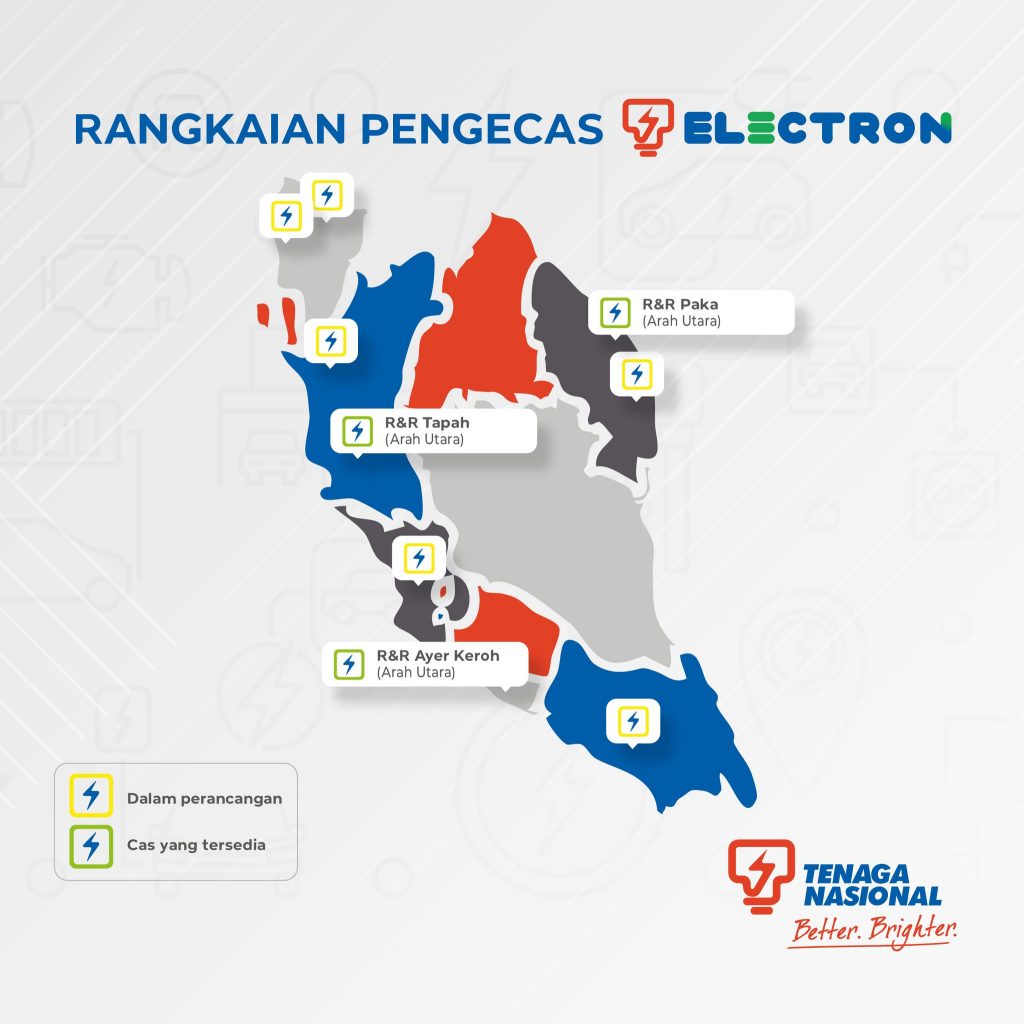 TNB Electron was supposed to have 9 EV charging locations by end 2023