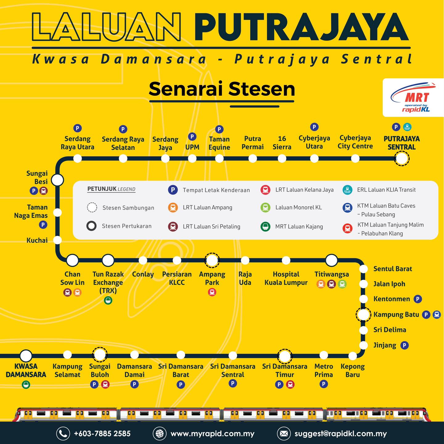230316 MRT Putrajaya Line Map 