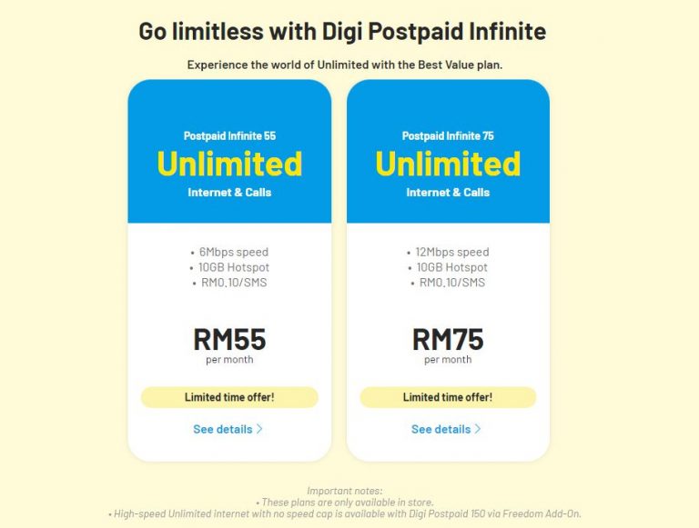 Here Are The Best UNLIMITED Postpaid Plans In Malaysia Under RM100 ...