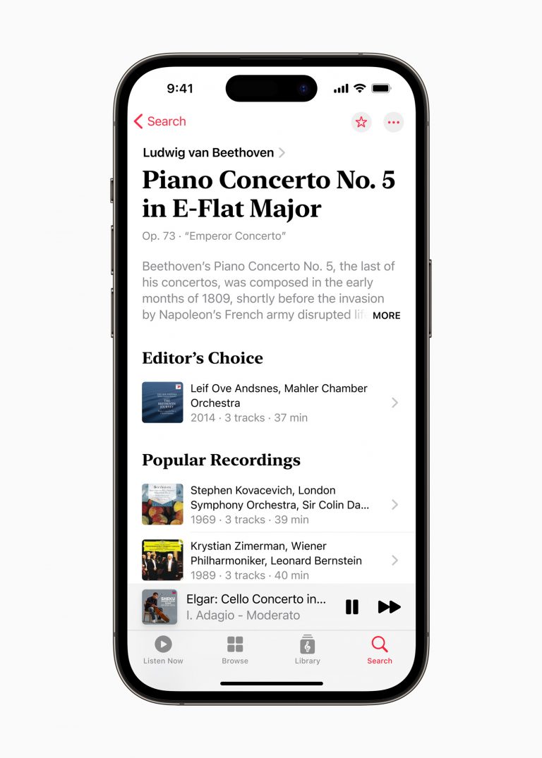 Apple Music Classical World's largest classical music catalog in high