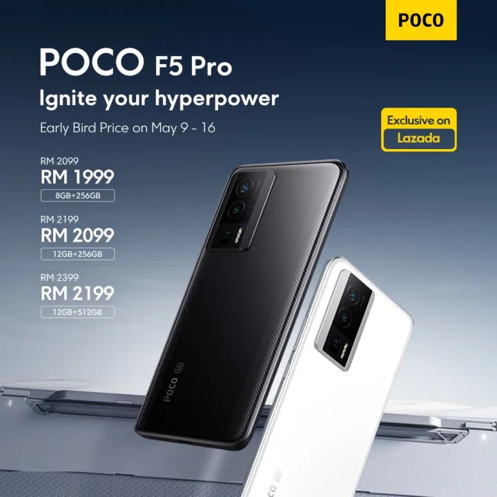 Poco F5 Pro Malaysia: Best value for money Snapdragon 8+ Gen 1 flagship  phone, going for as low as RM1,999 - SoyaCincau