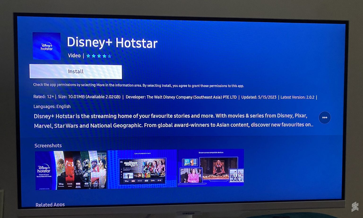 Disney+ Hotstar now available on Samsung Smart TVs and Smart Monitors