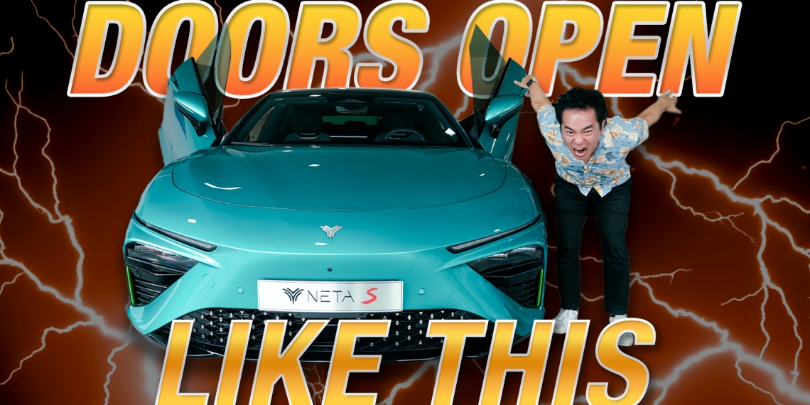 Neta S EV Malaysia: Lamborghini doors...on a sedan? - SoyaCincau
