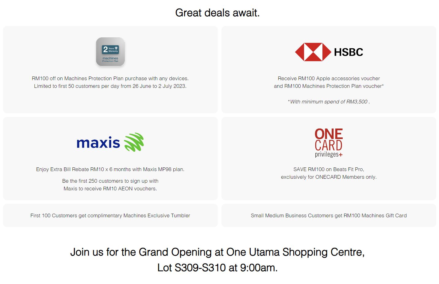 Deal: Machines offer discounts up to RM4,000 for MacBook, iPhone and ...