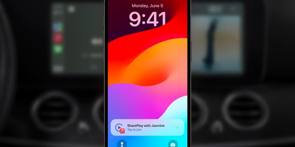 iOS 17 brings SharePlay to Apple CarPlay allows passengers to add and play songs from their own