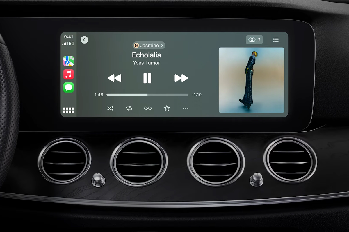 iOS 17 brings SharePlay to Apple CarPlay allows passengers to add and