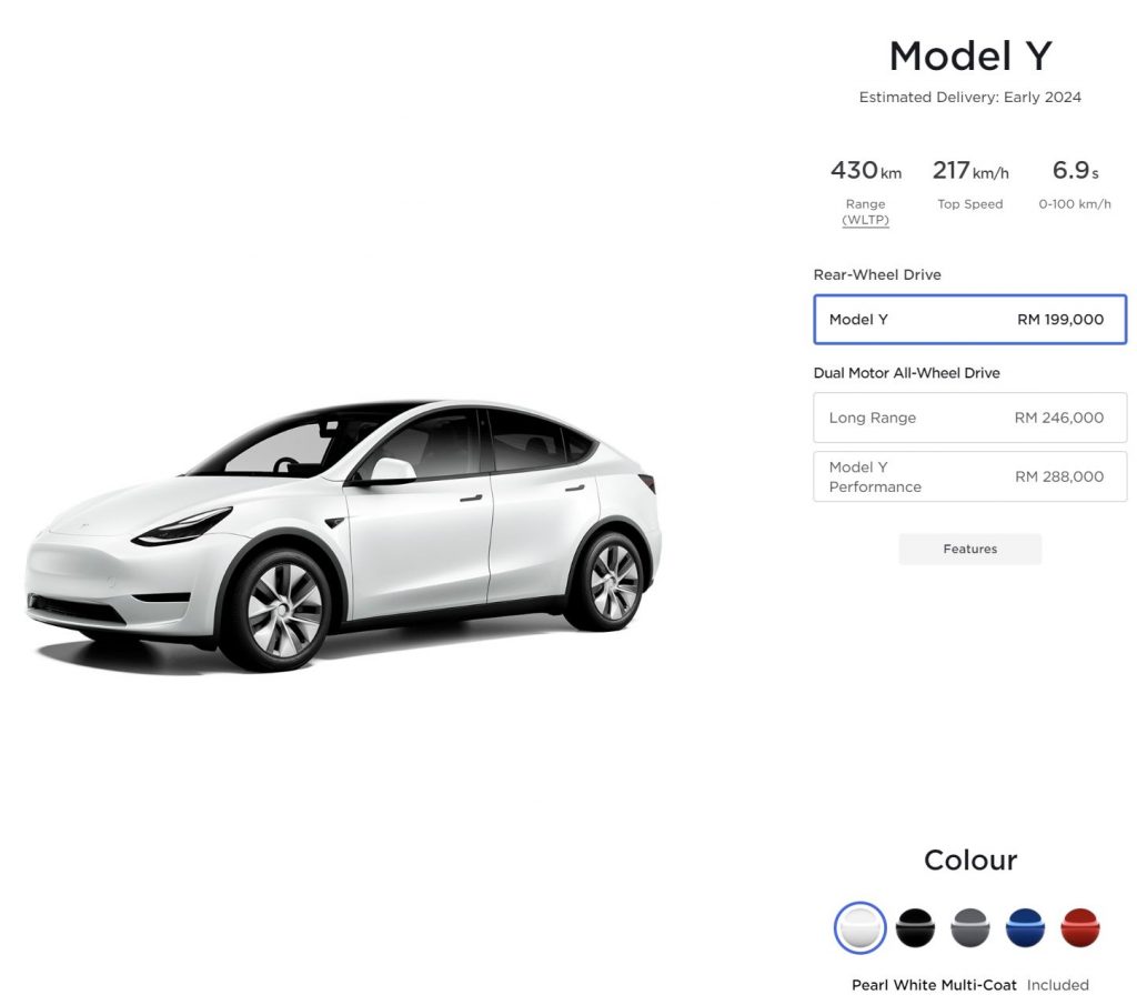 Tesla Model Y officially priced from RM199,000 in Malaysia. Booking now  available - SoyaCincau