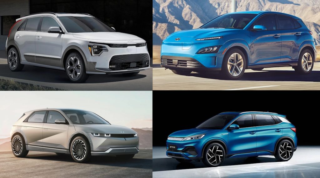 Kia Niro EV vs Hyundai Kona vs BYD Atto 3: Compact electric SUVs