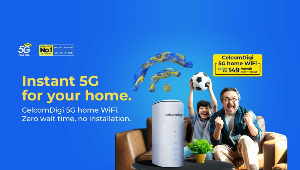 CelcomDigi 5G Home WiFi: "Unlimited" Wireless 5G Broadband for RM149/month - Vimarsana News