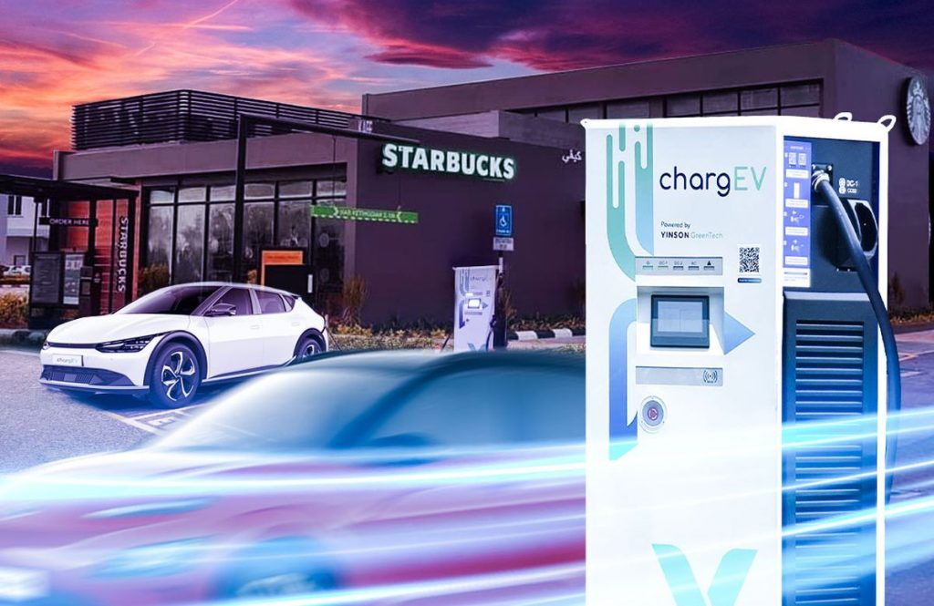 ChargEV deploys 60kW DC Charger at Starbucks Kuantan Indera Mahkota, priced at RM1.20 per kWh - Vimarsana News