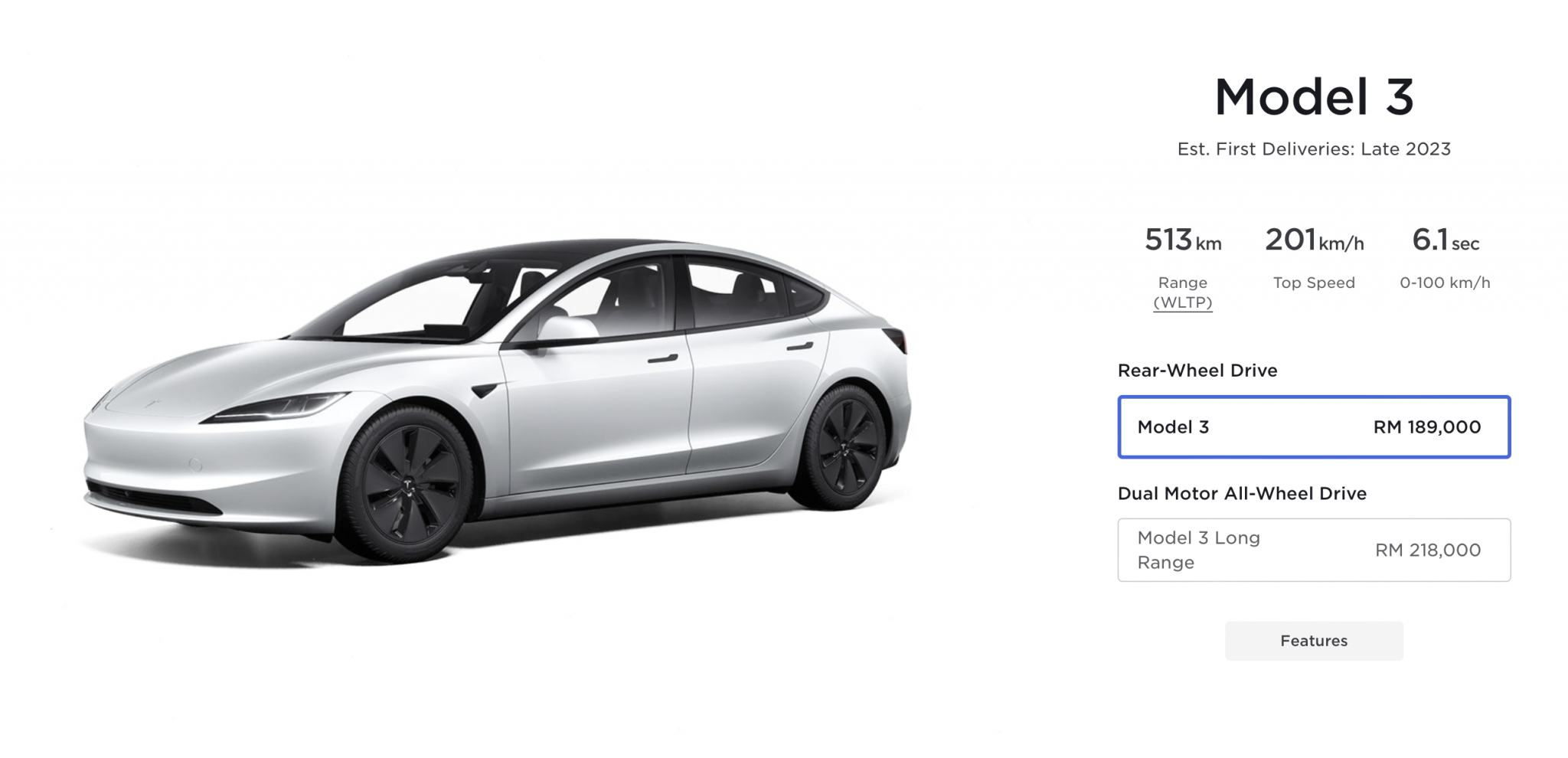 tesla model 3 highland price malaysia