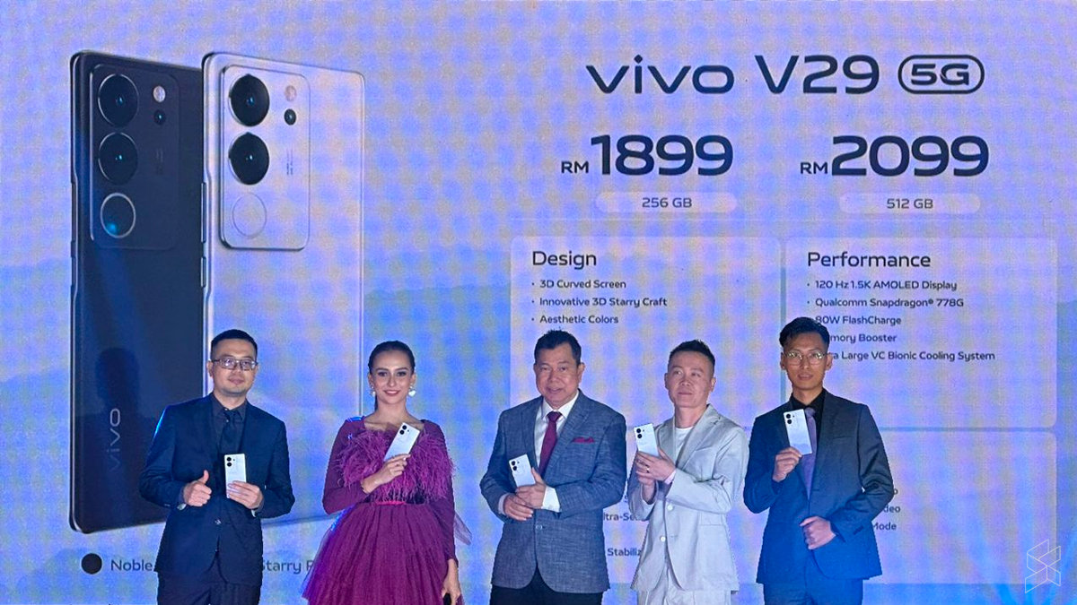 Vivo V29 5G Malaysia: Huge, high resolution display with higher