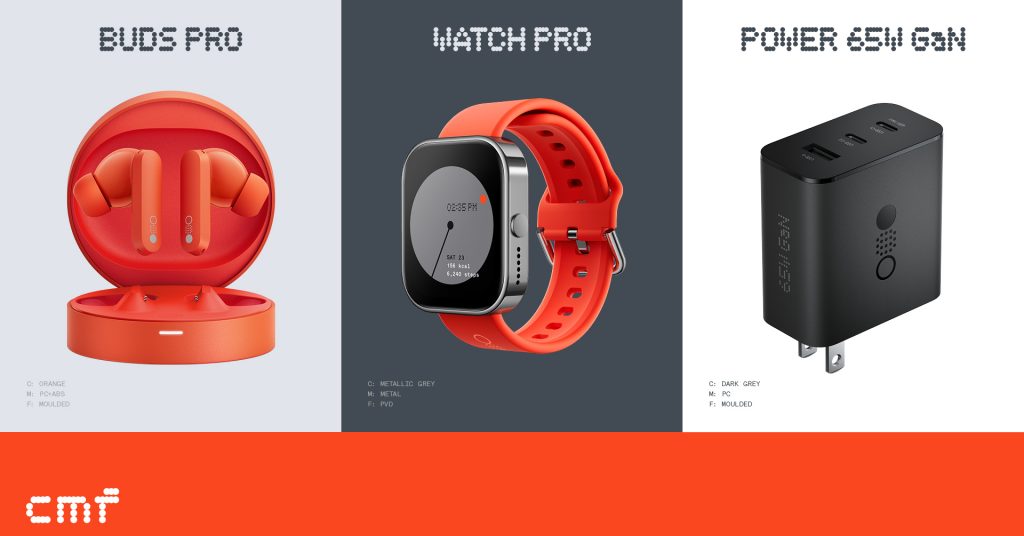 CMF by Nothing Malaysia: Earbuds, smartwatch, 65W GaN charger coming 10 Oct - Vimarsana News