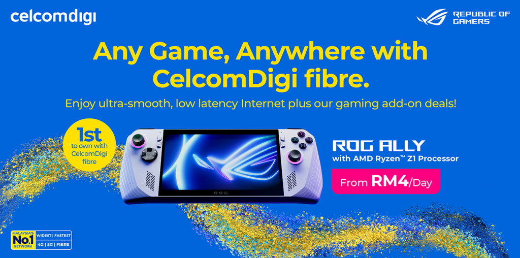 CelcomDigi now offering Asus ROG Ally with Ryzen Z1 processor from RM4/day - Vimarsana News