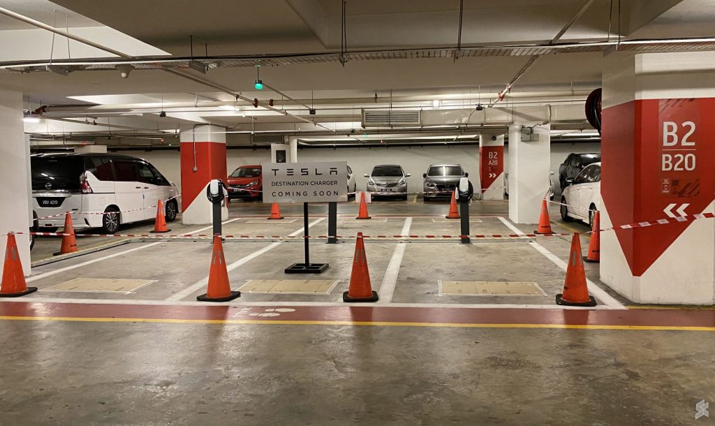 Tesla Destination Charger at Sunway Velocity Mall coming soon