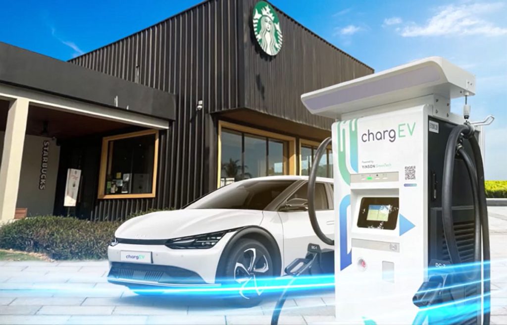 ChargEV deploys DC charger at Starbucks Botanica, first DC charger at Balik Pulau, Penang - Vimarsana News