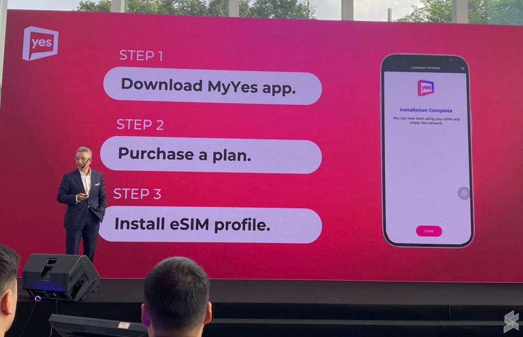 Steps to install Yes 5G eSIM