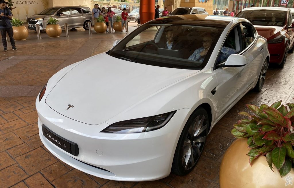 Tesla Model 3 'Highland' in Malaysia