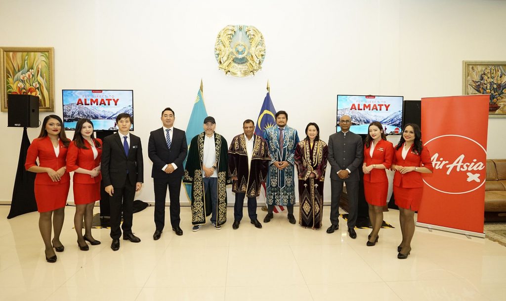 Official launch of AirAsia X route from Kuala Lumpur to Almaty, Kazakhstan