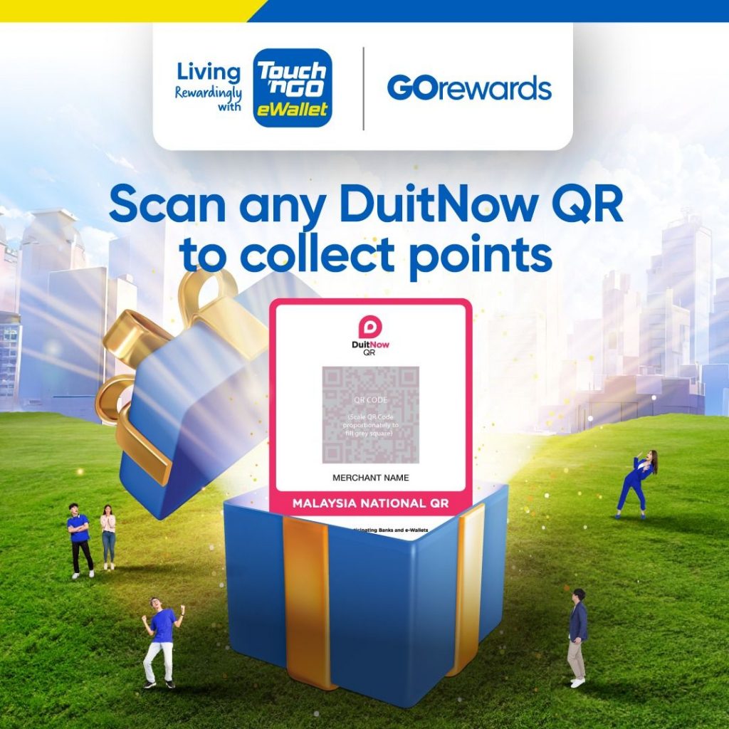 Earn GoRewards with any DuitNow QR in Malaysia