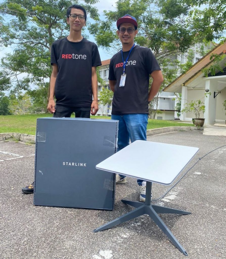 Redtone assisted with Starlink installation at UiTM Kuala Pilah
