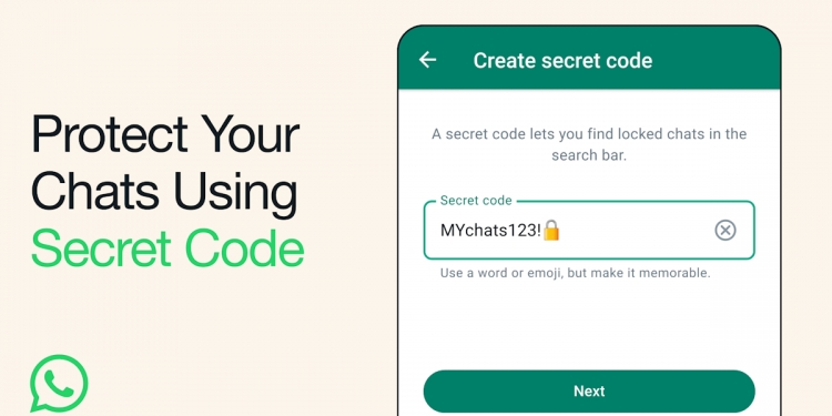 WhatsApp Secret Code for Chat Lock
