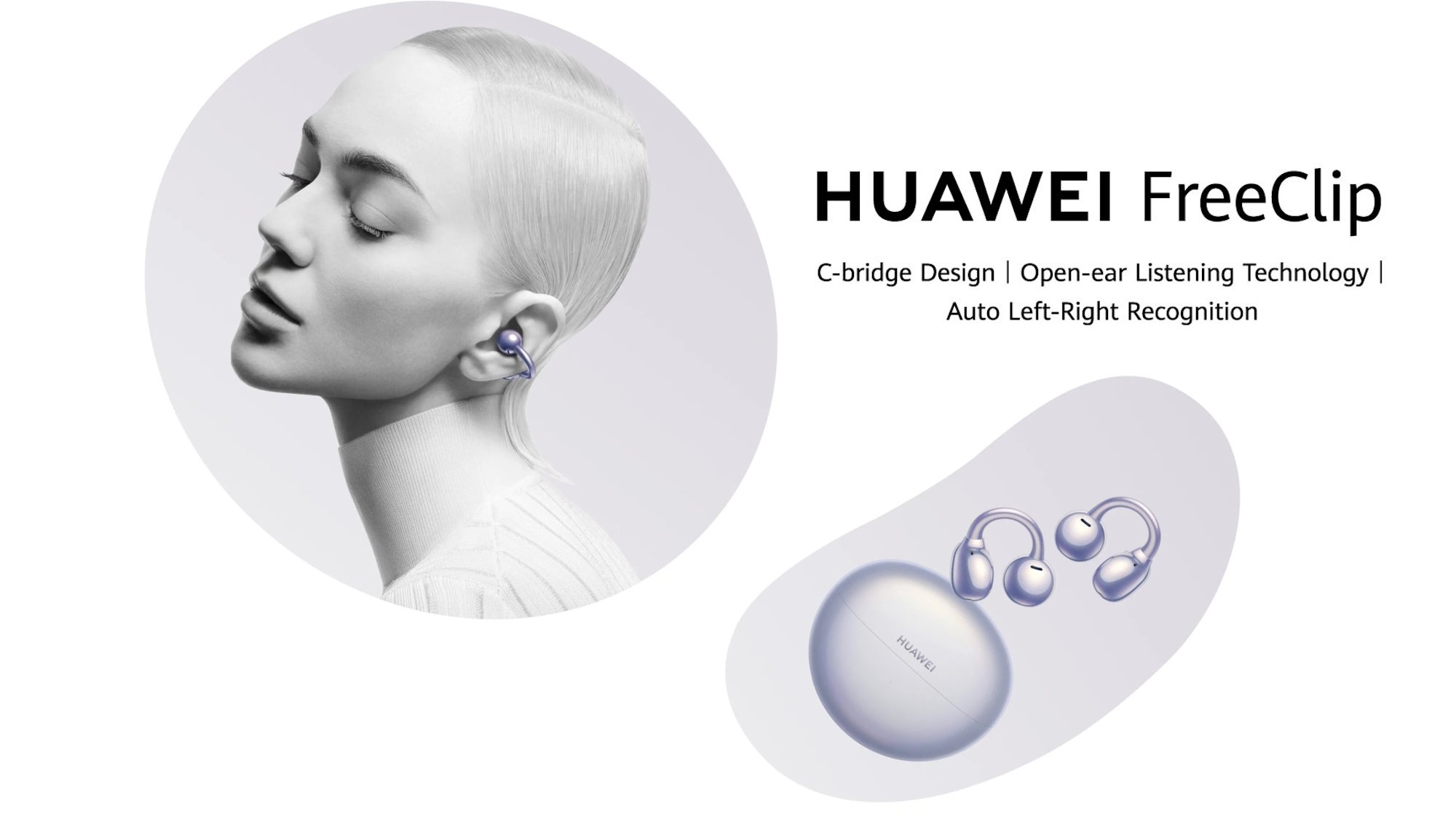HUAWEI FreeClip Resmi Meluncur, TWS Open-Ear Stylish Pertama dari