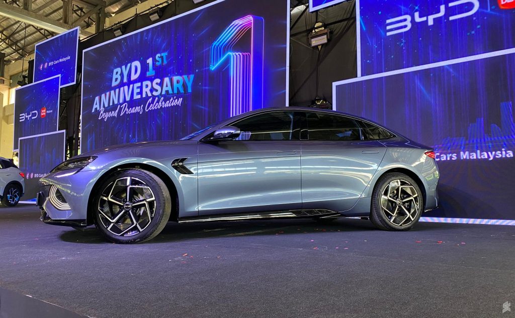 BYD Seal EV previewed at BYD Malaysia's 1st Anniversary event