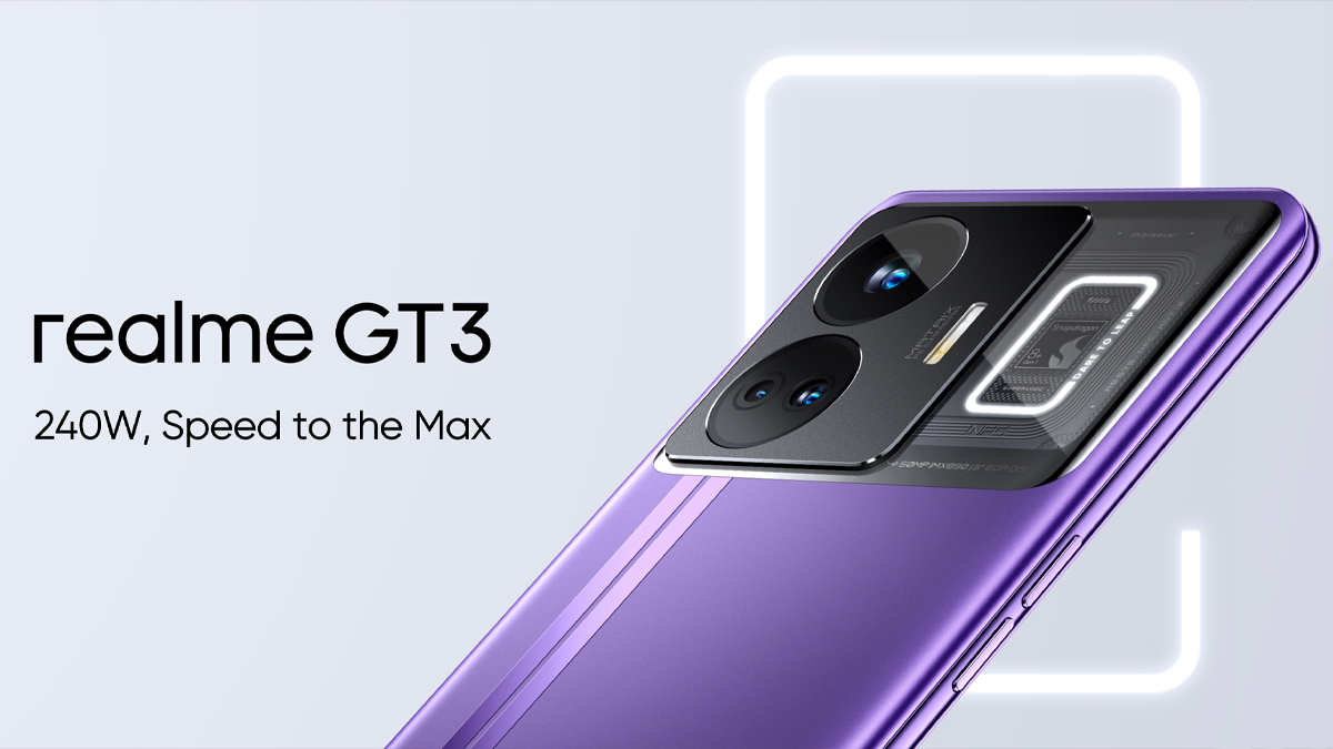 Realme GT3 with 240W fast charging now open for pre-order