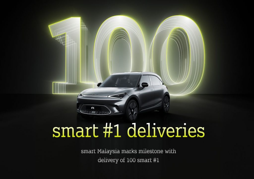 Smart Malaysia celebrates 100 Smart #1 deliveries