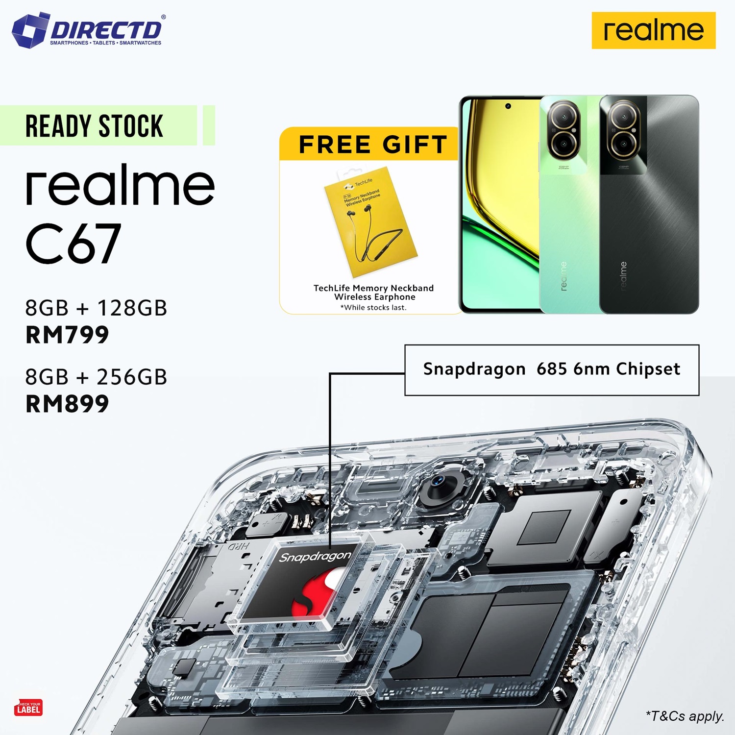 Realme C67 Malaysia: Snapdragon 685 and 108MP camera, arriving 4