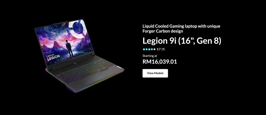 Lenovo Legion 9i: 16" gaming laptop with Intel Core i9, up to RTX 4090 ...