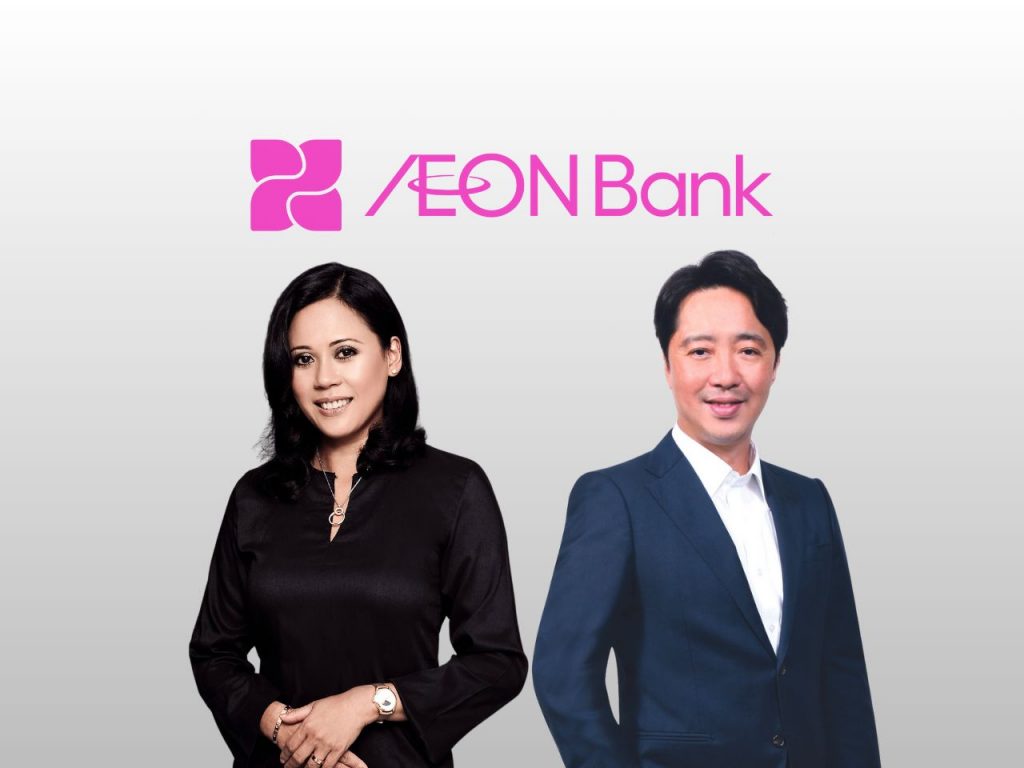 Left: AEON Bank CEO Raja Teh Maimunah. Right: AEON Credit MD Daisuke Maeda. 