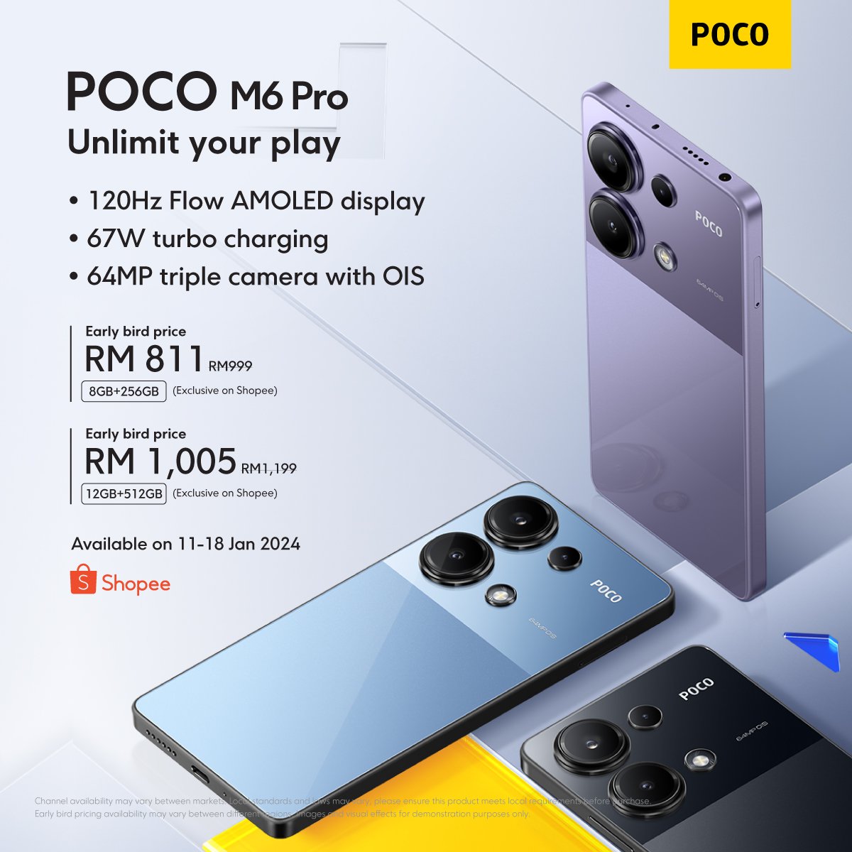 Poco M6 Pro 4G Price in India 2024, Full Specs & Review