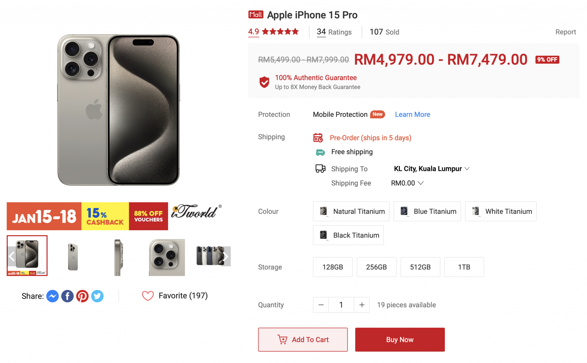 iphone 15 pro max buy now pay later