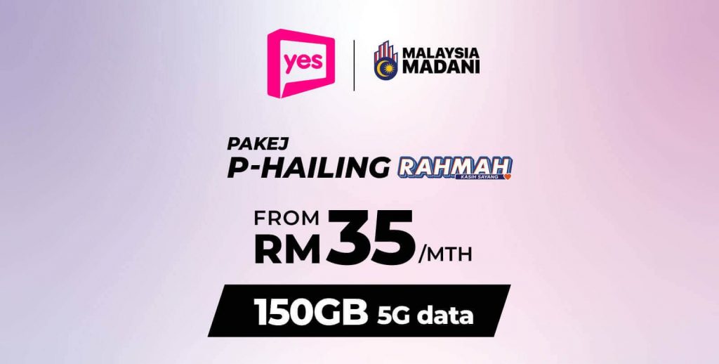Pakej pHailing Rahmah: Yes 5G offers 150GB data for RM35, 5G phones from RM200 - Vimarsana News