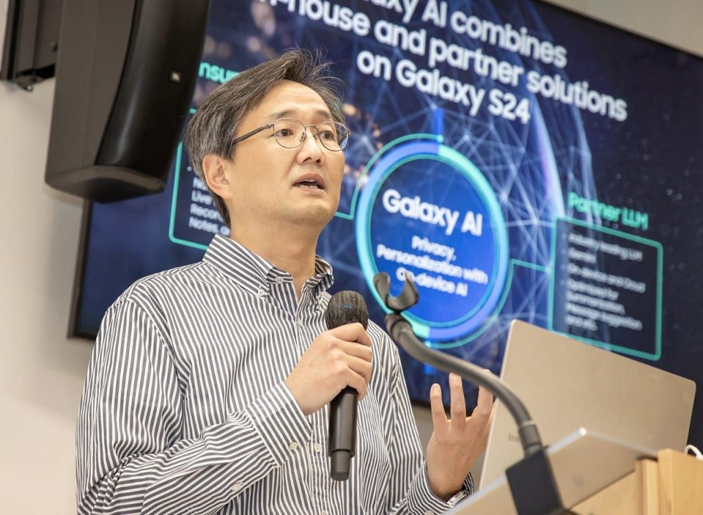 YJ Kim, head of AI at Samsung MX