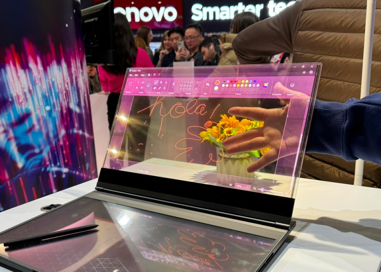 Lenovo ThinkBook Transparent Display Laptop Concept - SoyaCincau