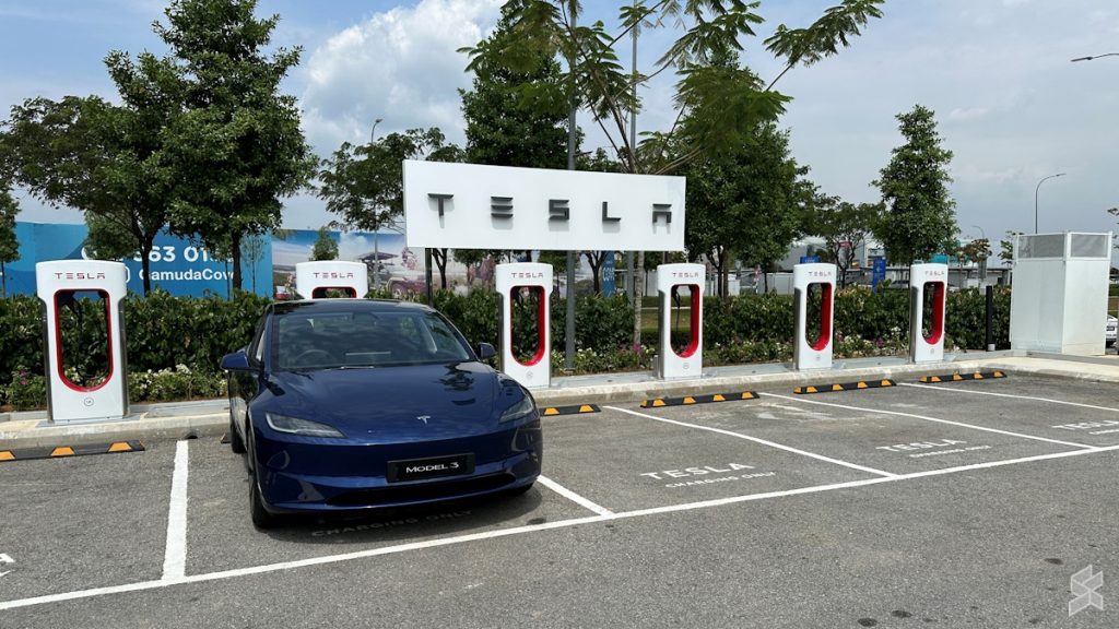 Tesla’s largest EV station in Southeast Asia is located in Malaysia