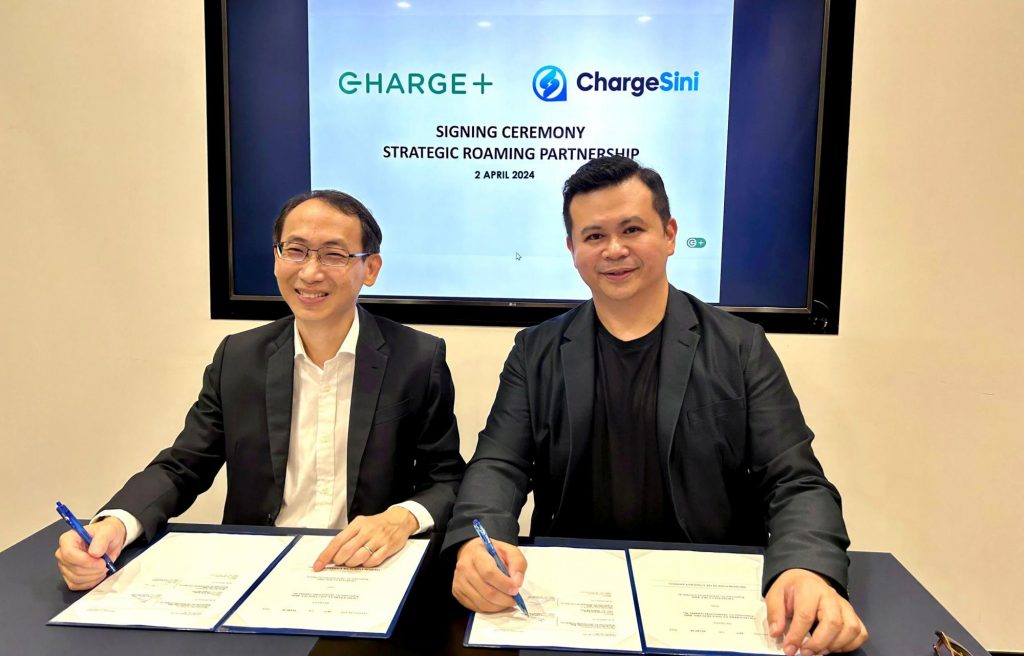 ChargeSini and Charge+ sign EV charging roaming agreement