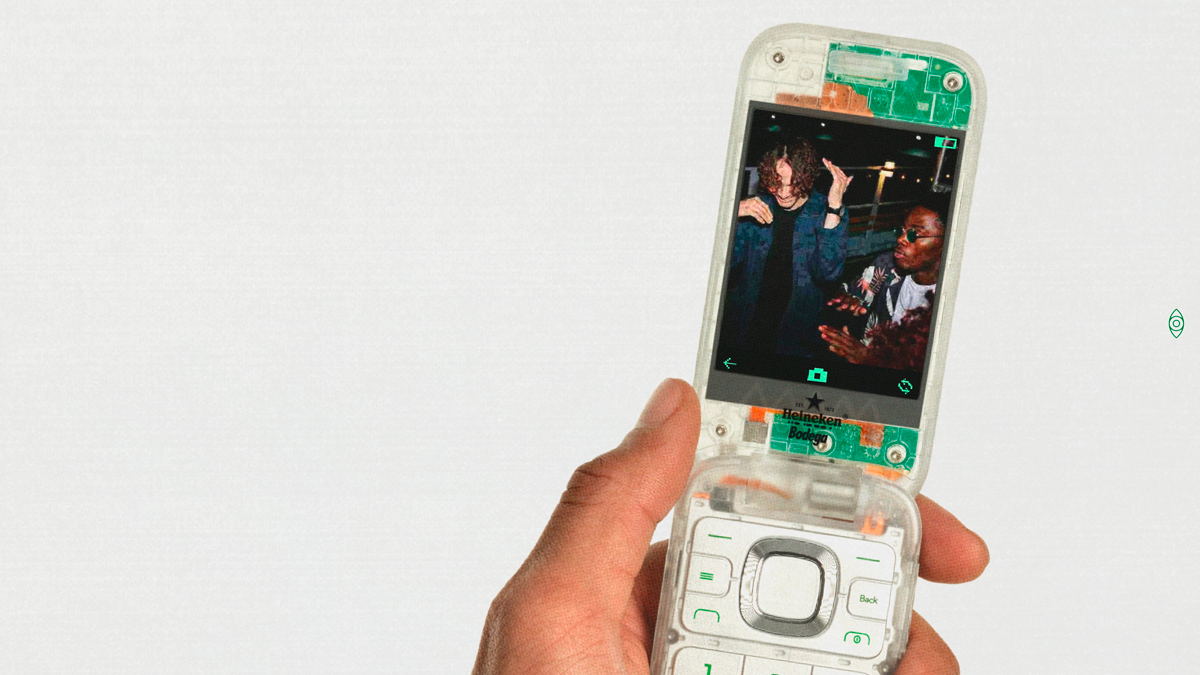 The Boring Phone: Heineken's new nostalgic flip phone