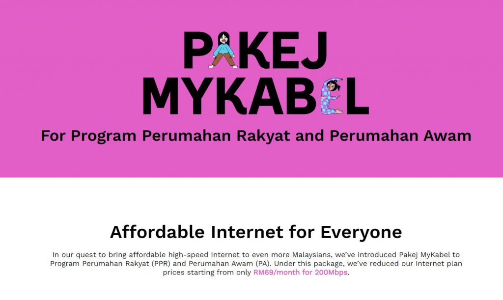 Pakej MyKabel: Time offers 200Mbps broadband for RM69/month