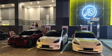 Tesla Supercharger Sunway Carnival Mall