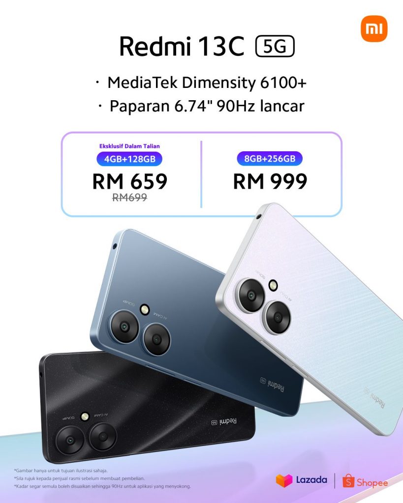 Xiaomi’s cheapest 5G phone, priced from RM649