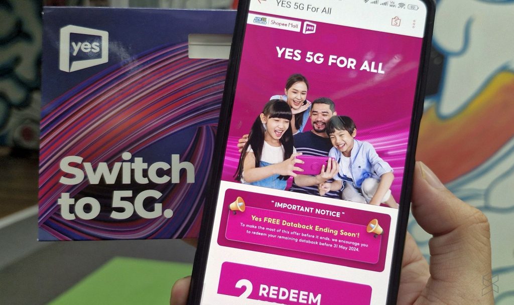 Yes 5G Free Databack with Shopee ending on 31 May 2024 - Vimarsana News