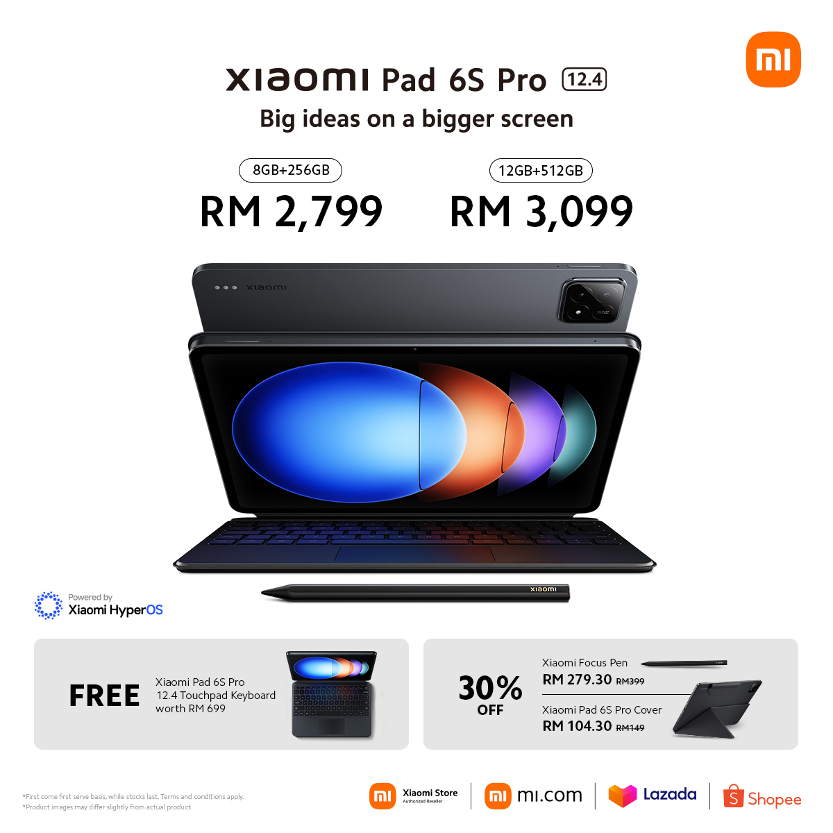 Xiaomi Pad 6S Pro now in Malaysia, starting at RM2,799