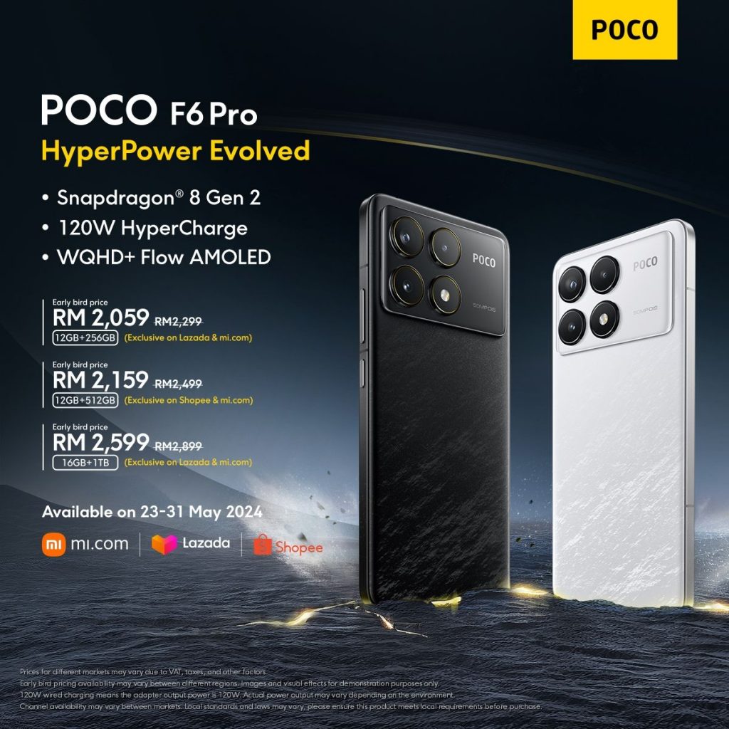 Poco F6 Pro Malaysia Early Bird Pricing