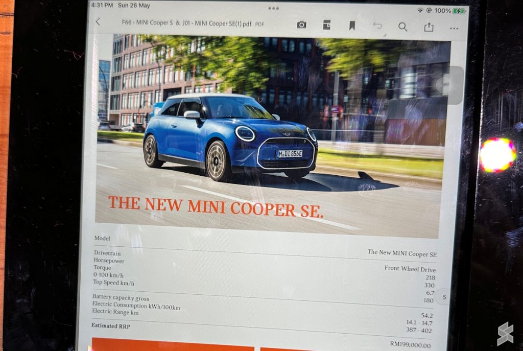 Mini Cooper SE 2024 Malaysia estimated price - Mini Electric