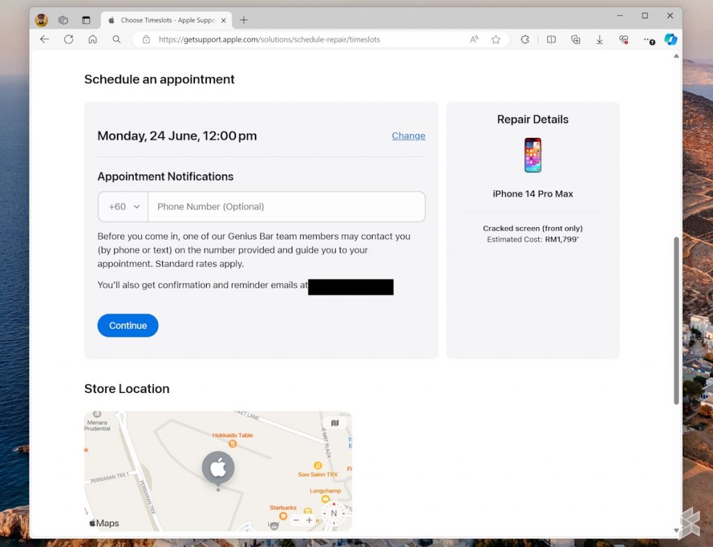 Apple The Exchange TRX - How to schedule a Genius Bar appointment